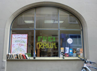 Foto: Schaufenster des Freiraums